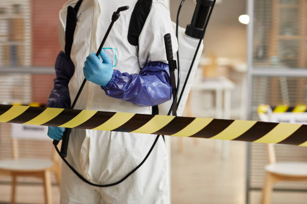 Professional Sewage Cleanup technician working in Media, PA